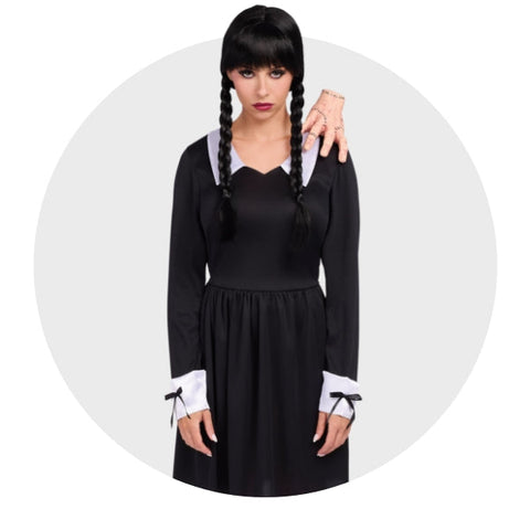 Addams Family and Wednesday Halloween Costumes