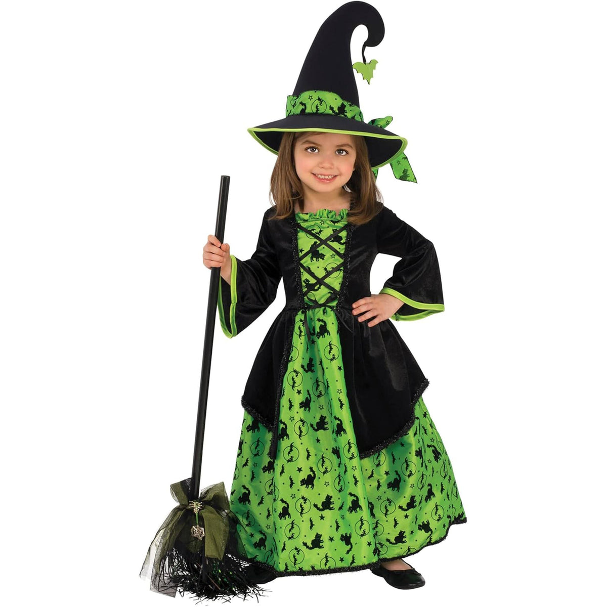 Green Witch Costume for Toddlers