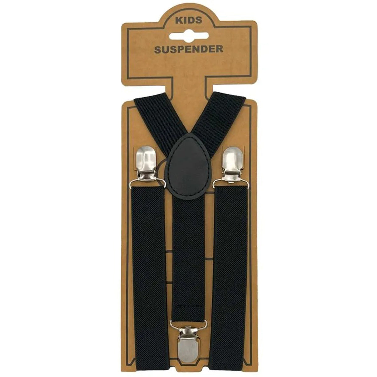 Black suspenders for kids