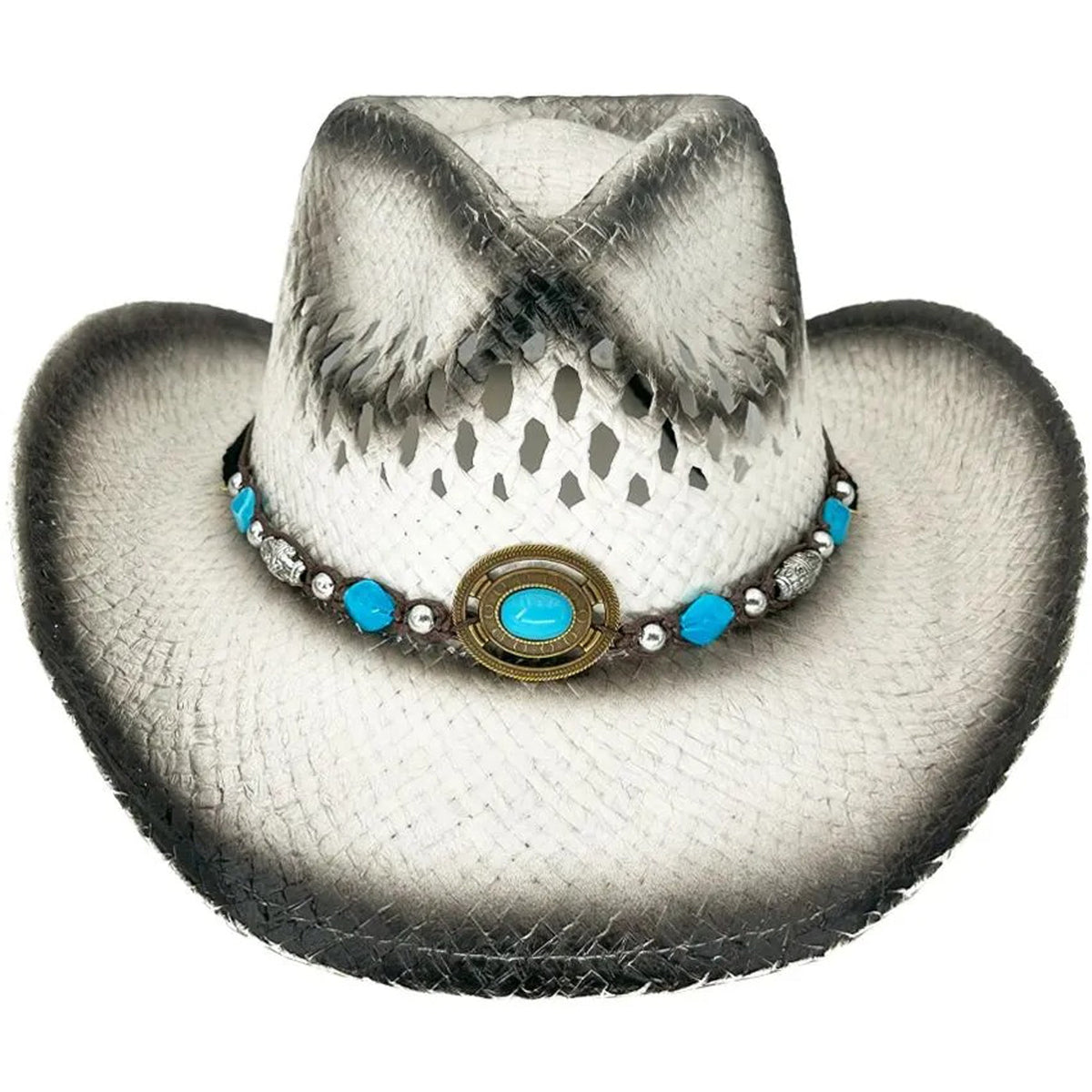 White cowboy hat for adults