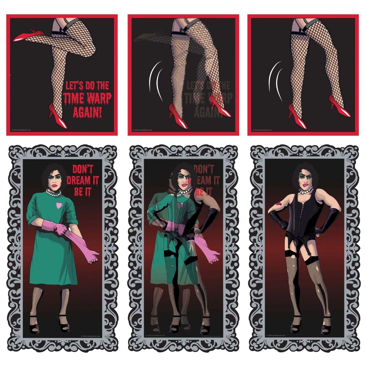 AMSCAN CA Halloween Rocky Horror Show Lenticular Signs, 2 Count