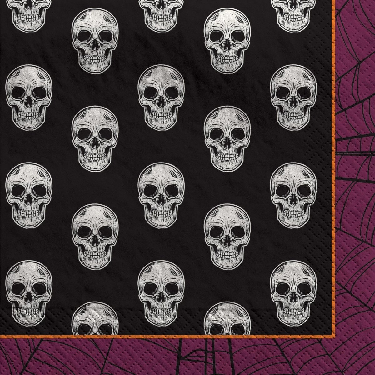 AMSCAN CA Halloween Wicked Haunting Large Lunch Napkins, 40 Count