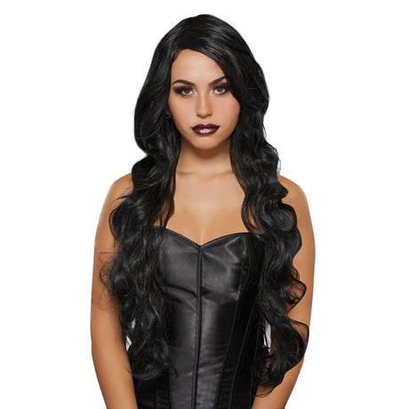 Buy Costume Accessories Fearless black Diva wig for women sold at Party Expert