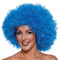 Buy Costume Accessories Neon blue Super Freak wig for adults sold at Party Expert