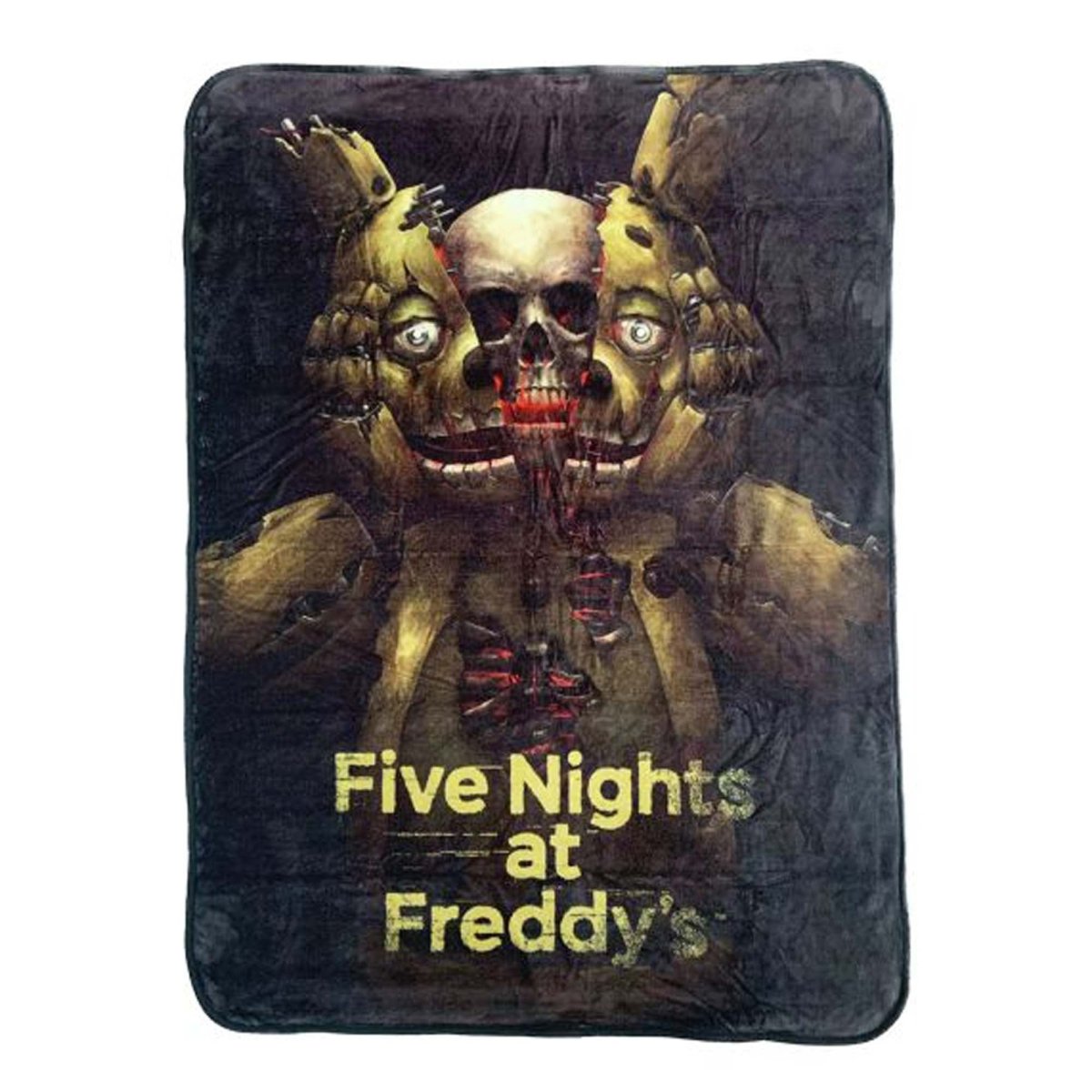 BIOWORLD Halloween Five Nights at Freddy's Springtrap Throw Blanket, 1 Count 661261339898