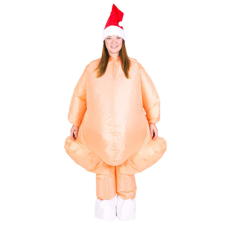 BODYSOCKS Costumes Inflatable Christmas Turkey Costume for Adults 5060298045782