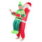 BODYSOCKS Costumes Inflatable Santa Carrying an Elf Costume for Adults