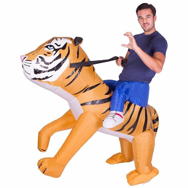 Buy Costumes Inflatable Tiger Costume for Adults sold at Party Expert