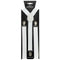 BUY4STORE Costume Accessories White suspenders for adults 410000989647
