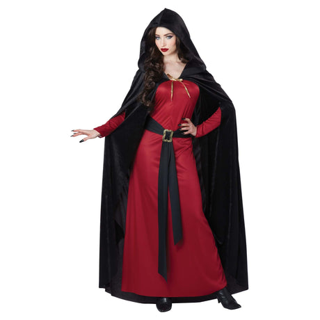 CALIFORNIA COSTUMES Costumes Dark Fairytale Sorceress Costume for Adults, Red Dress