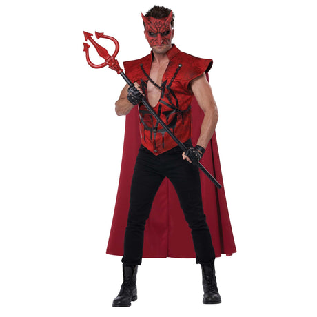 CALIFORNIA COSTUMES Costumes Hot as Hell Devil Costume for Adults