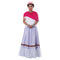 CALIFORNIA COSTUMES Costumes Mexican Folk Artist Costume for Adults, White Blouse and Purple Skirt