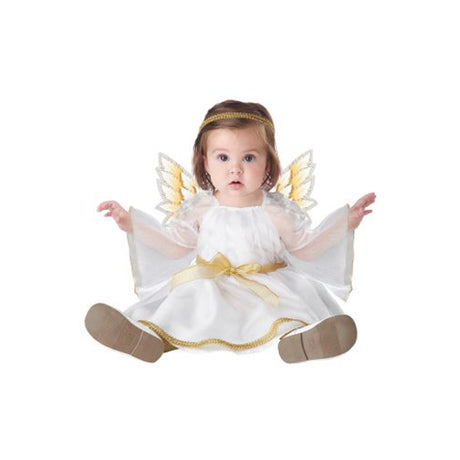 CALIFORNIA COSTUMES Costumes My Little Angel Costume for Babies, White Dress with Gold Wings