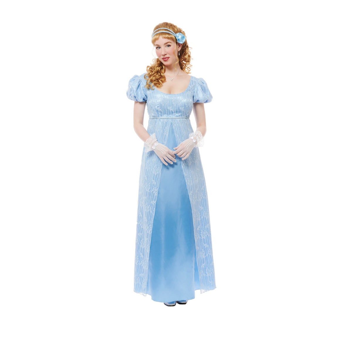 COSTUME CULTURE BY FRANCO Costumes Bridgerton Regency Duchess Costume for Adults, Blue Dress