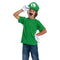 DISGUISE (TOY-SPORT) Costume Accessories Super Mario Bros Luigi Elevated Classic Accessory Kit for Kids, Nintendo 192995187092