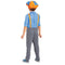 DISGUISE (TOY-SPORT) Costumes Blippi Classic Costume for Toddlers, Blue and Orange Jumpsuit