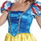 DISGUISE (TOY-SPORT) Costumes Disney Snow White Deluxe Costume for Adults, Blue and Yellow Dress