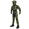 DISGUISE (TOY-SPORT) Costumes Halo Infinite Master Chief Muscle Costume for Kids, Green and Black Jumpsuit