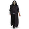 DISGUISE (TOY-SPORT) Costumes Harry Potter Death Eater Deluxe Hooded Robe Costume for Adults, Black Hooded Robe