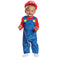 DISGUISE (TOY-SPORT) Costumes Nintendo Super Mario Bros Mario Costume for Babies, Red and Blue Jumpsuit