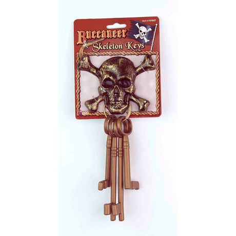 Buy Costume Accessories Buccaneer skeleton keys sold at Party Expert