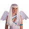 Buy Costume Accessories White long straight wig for women sold at Party Expert