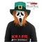 FUN WORLD Costume Accessories Ghost Face Leprechaun Mask for Adults, Scream 071765162623
