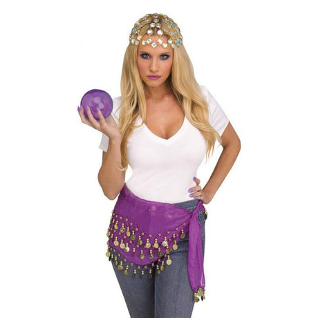 Buy Costume Accessories Purple mystic sash sold at Party Expert