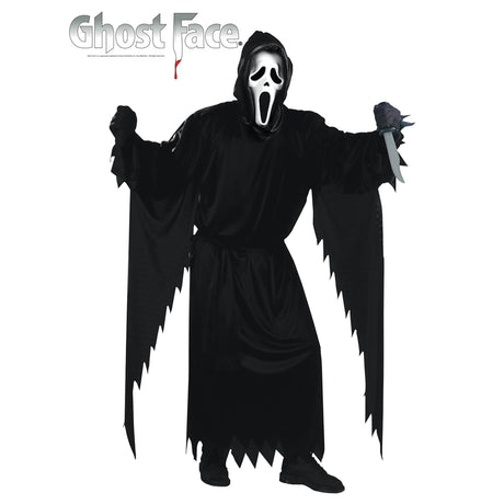 FUN WORLD Costume Accessories Scream Ghostface Mask for Adults 023168099747