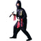 FUN WORLD Costumes Black Ninja Costume for Kids