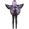 FUN WORLD Costumes Butterfly Bones Costume for Adults, Blue and Purple Jumpsuit