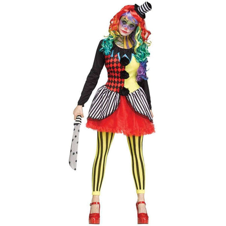 Buy Costumes Freak Show Clown Costume for Adults sold at Party Expert