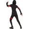 FUN WORLD Costumes Ninja Costume for Kids, Black Hooded Jumpsuit