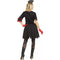 FUN WORLD Costumes Not So Nice Nurse Costume for Adults, Black Dress