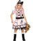 FUN WORLD Costumes Wind-Up Doll Costume for Kids, Pink and Black Dress