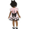 FUN WORLD Costumes Wind-Up Doll Costume for Toddlers, Pink and Black Dress