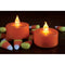 FUN WORLD Halloween LED Pumpkin Teat Lights, 2 Count 71765159418