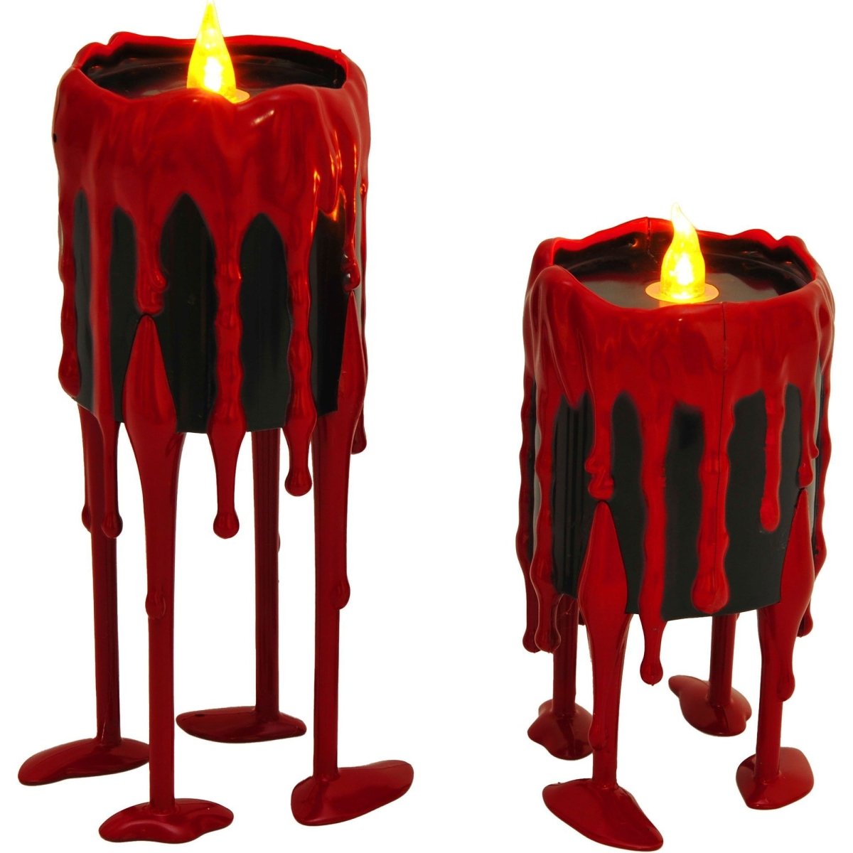 FUN WORLD Lights/special Fx Light Up Dripping Illusion Red Candle, 1 count 71765171892