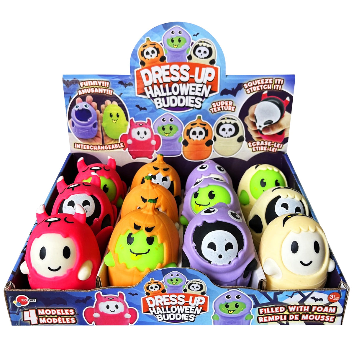 GROUPE RICOCHET Impulse Buying Dress-Up Halloween Figures, Assortment, 1 count 824464120957