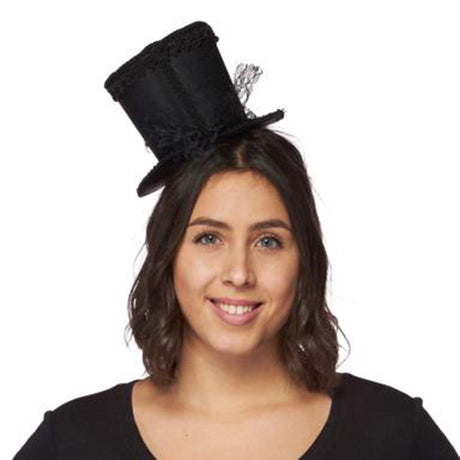 H M NOUVEAUTE LTEE Costume Accessories Mini Gothic Hat 057543857585