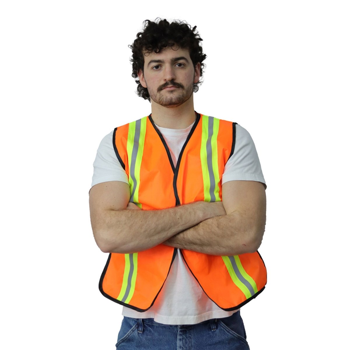 HMS NOUVEAUTE LTEE Costume Accessories Construction Vest for Adults 57543548094