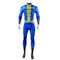 HMS NOUVEAUTE LTEE Costume Accessories Fallout Vault Jumpsuit for Adults, Blue and Yellow Jumpsuit