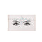 HONGFAN Costume Accessories Silver Fantasy Face Art Crystal Stickers 810077657232