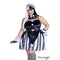 IMPORTATIONS JOLARSPECK INC Costumes Scary Doll Plus Size Costume for Adults, Black Dress