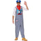 IN SPIRIT DESIGNS Costumes Thomas the Tank Conductor Costume for Adults, Striped Overalls