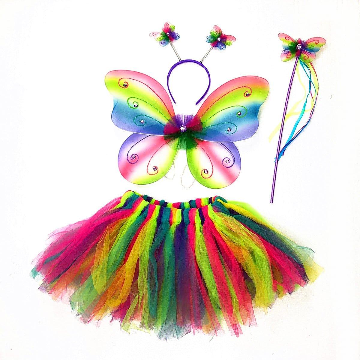 Buy Costume Accessories Rainbow fairy costume kit for girls sold at Party Expert