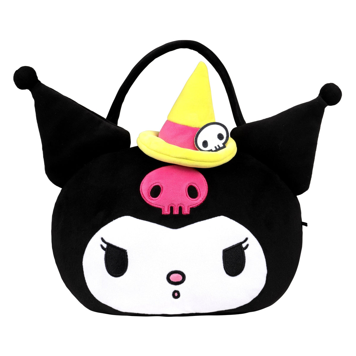 JAZWARES Halloween Kuromi Plush Treat Pail, Hello Kitty, 1 Count 191726804550