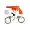 JIANGXI PANS ANIMATION CULTURE CREATIVE CO.,LTD Costume Accessories Police Accessory Set, 5 Count 810120718408