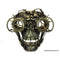 Buy Costume Accessories Gold steampunk skull mask with goggles sold at Party Expert