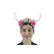 Buy Costume Accessories Headband with white antlers and flowers for adults sold at Party Expert